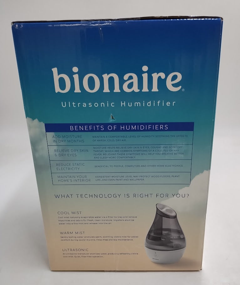 Holmes 0.5gal Virtually Silent Ultrasonic Cool Mist Humidifier