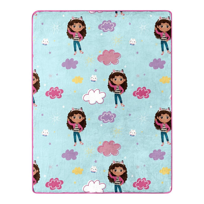 40"x50" Universal Gabby's Dollhouse Silk Touch Kids' Throw Blanket and HD Hugger