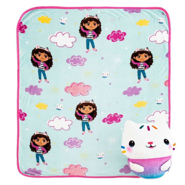 40"x50" Universal Gabby's Dollhouse Silk Touch Kids' Throw Blanket and HD Hugger