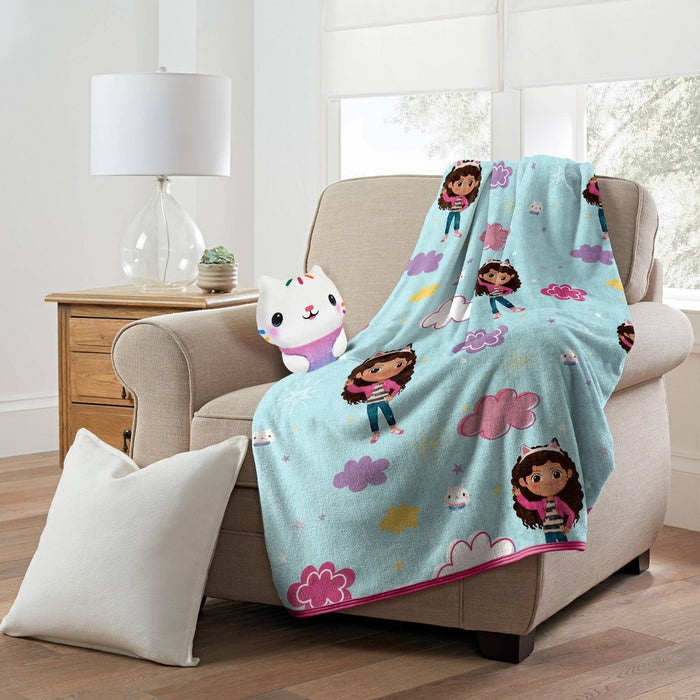 40"x50" Universal Gabby's Dollhouse Silk Touch Kids' Throw Blanket and HD Hugger