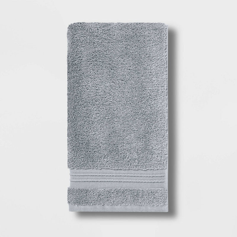 Spa Hand Towel Light Gray - Threshold Signature