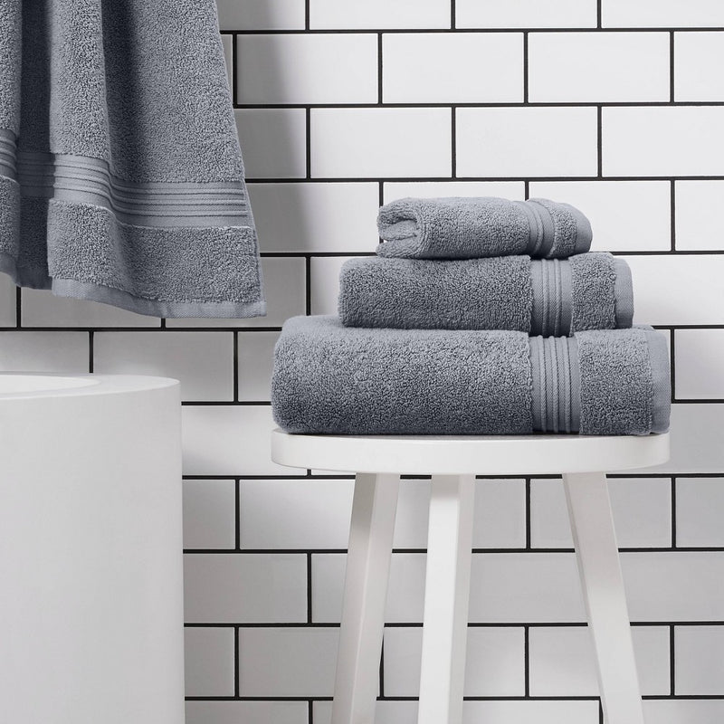 Spa Hand Towel Light Gray - Threshold Signature