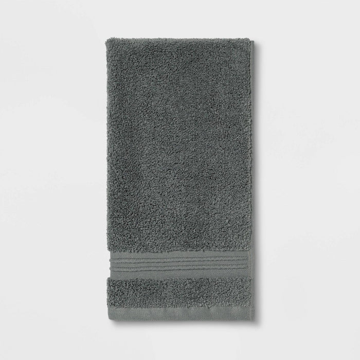 Spa Hand Towel Dark Gray - Threshold Signature