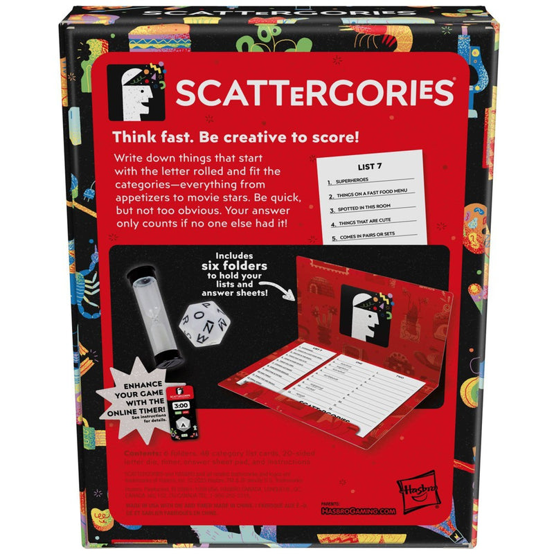 Scattergories Game