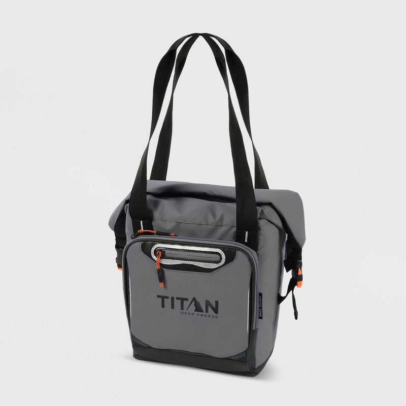 Titan Deep Freeze 8qt Roll Top Cooler - Sharkskin Gray