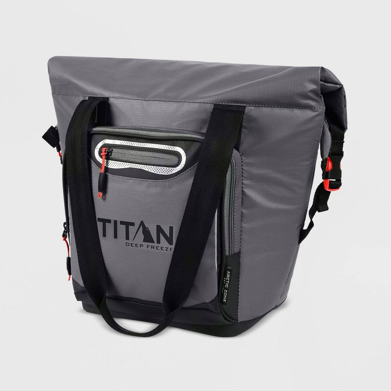 Titan Deep Freeze 8qt Roll Top Cooler - Sharkskin Gray
