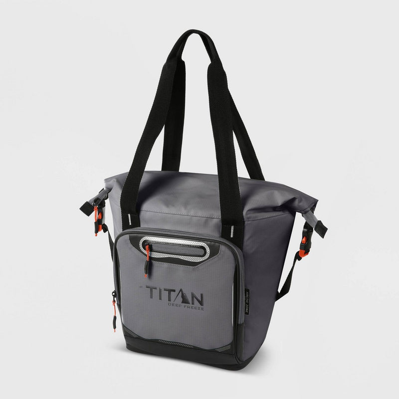 Titan Deep Freeze 8qt Roll Top Cooler - Sharkskin Gray