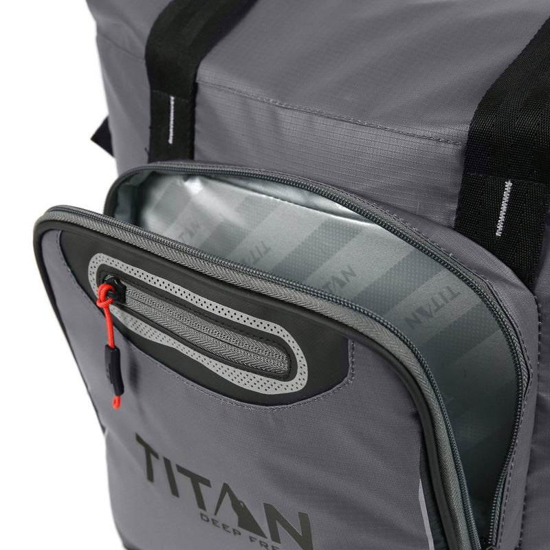 Titan Deep Freeze 8qt Roll Top Cooler - Sharkskin Gray