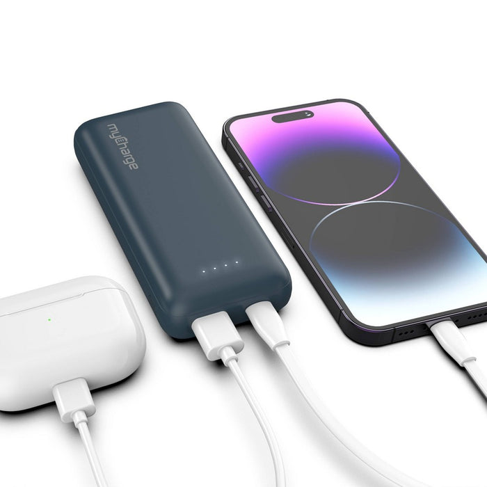 myCharge 10000mAh Power & Go Power Bank - Blue
