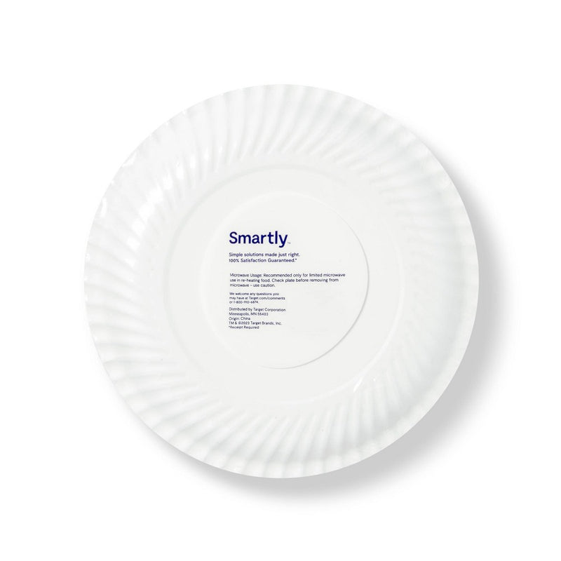 Coated Disposable Paper Plates - 9"- 120ct - Smartly