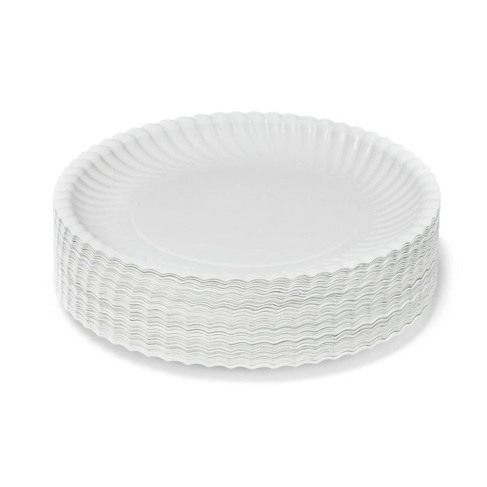 Coated Disposable Paper Plates - 9"- 120ct - Smartly
