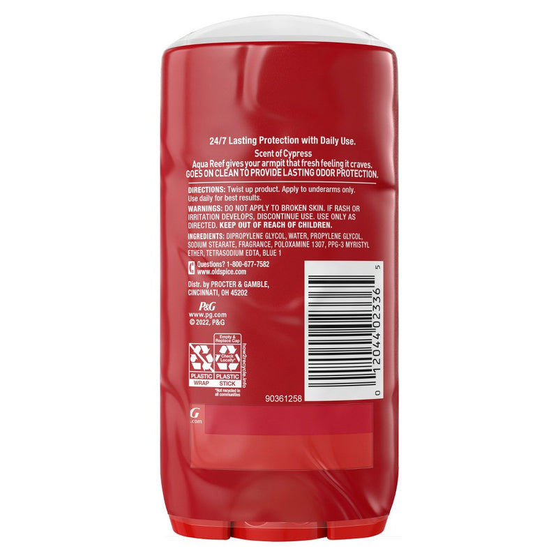 Old Spice Deodorant Aqua Reef Twin Pack - 3oz/2pk
