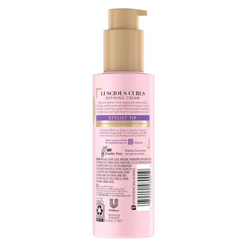 Suave Luscious Curls Defining Hair Cream - 4.75 fl oz