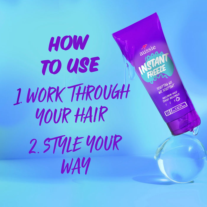 Aussie Instant Freeze Hair Gel - 7oz