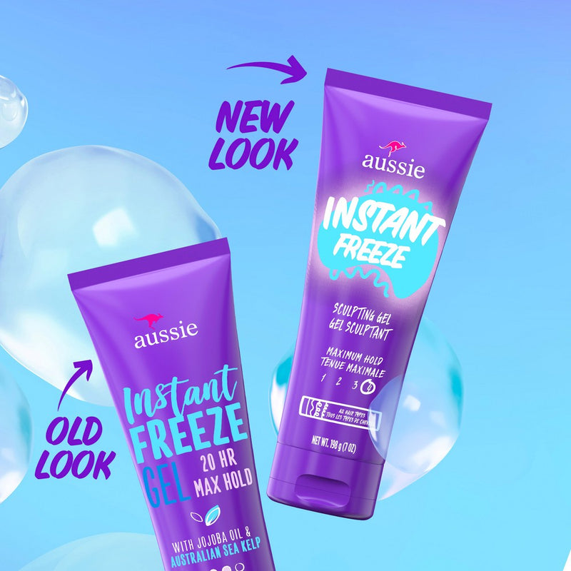 Aussie Instant Freeze Hair Gel - 7oz