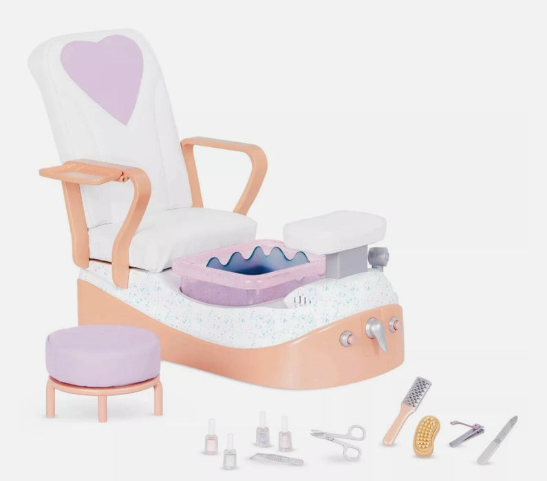 Our Generation Yay, Spa Day! Salon Chair Accessory Set for 18" Dolls