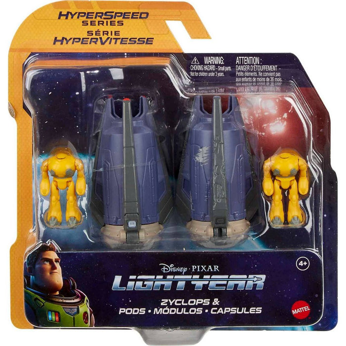 Disney Pixar Lightyear Hyperspeed Series Zyclops Figures & Pods