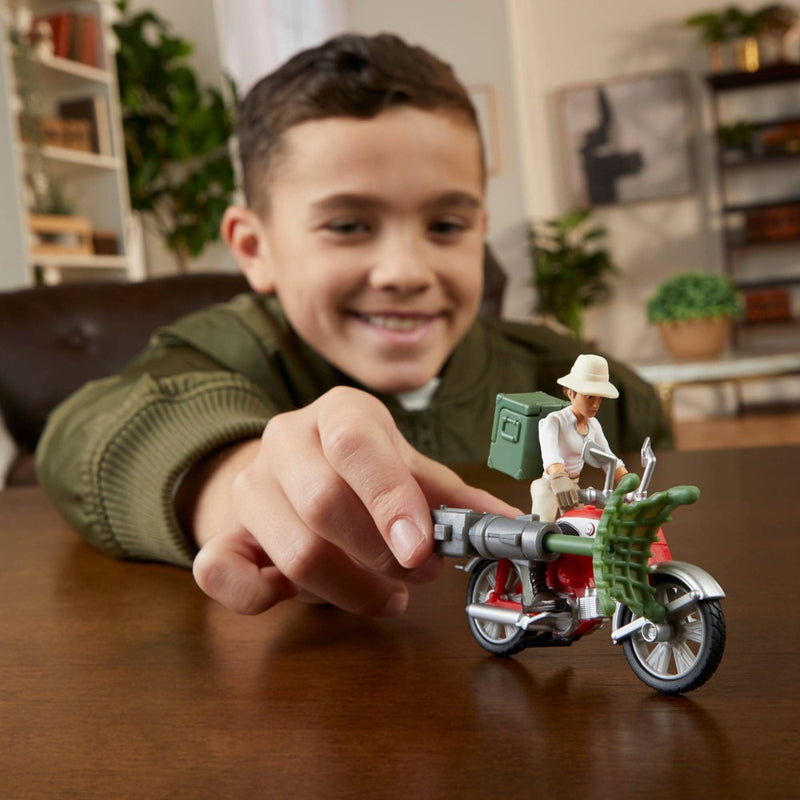 Hasbro Indiana Jones: Worlds of Adventure Helena Shaw with Motorcycle Action Figure
