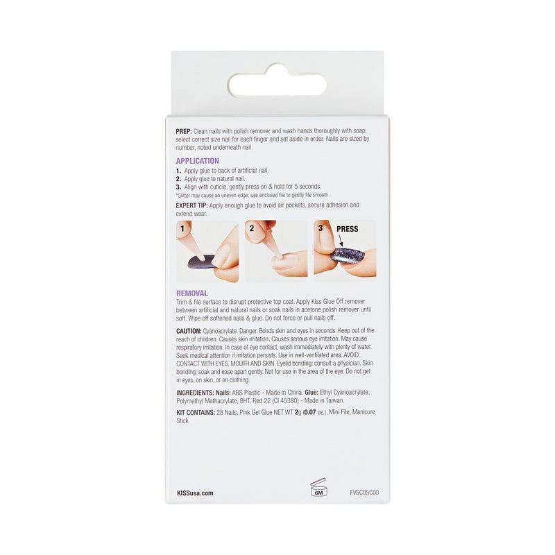 KISS Products Fake Nails - Hush Rush - 31ct