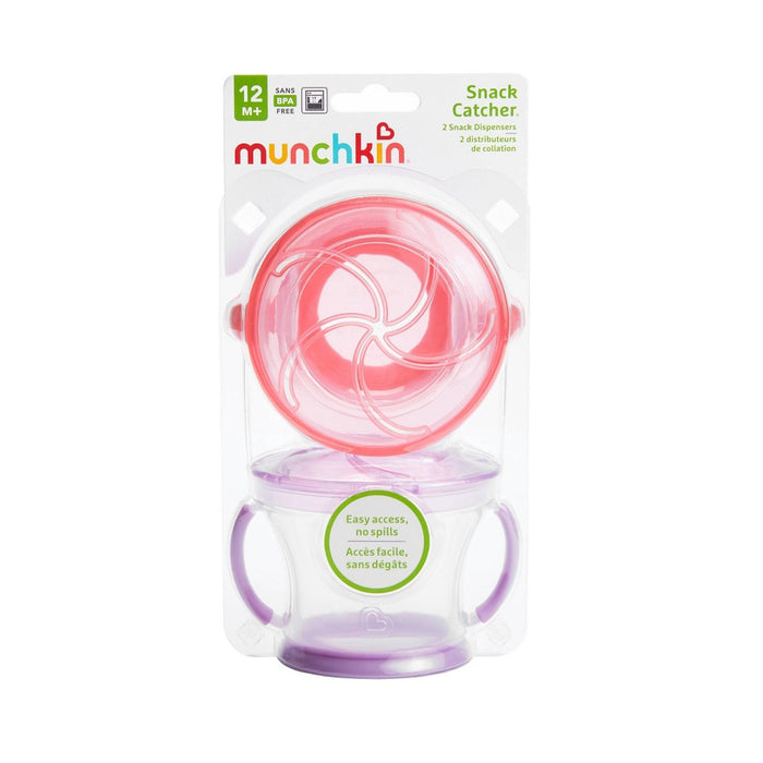 Munchkin Snack Catcher - 2pk - Pink/Purple