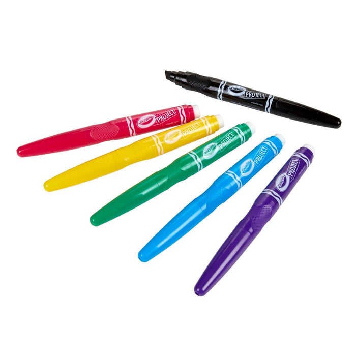 Crayola 6ct Project Erasable Poster Markers