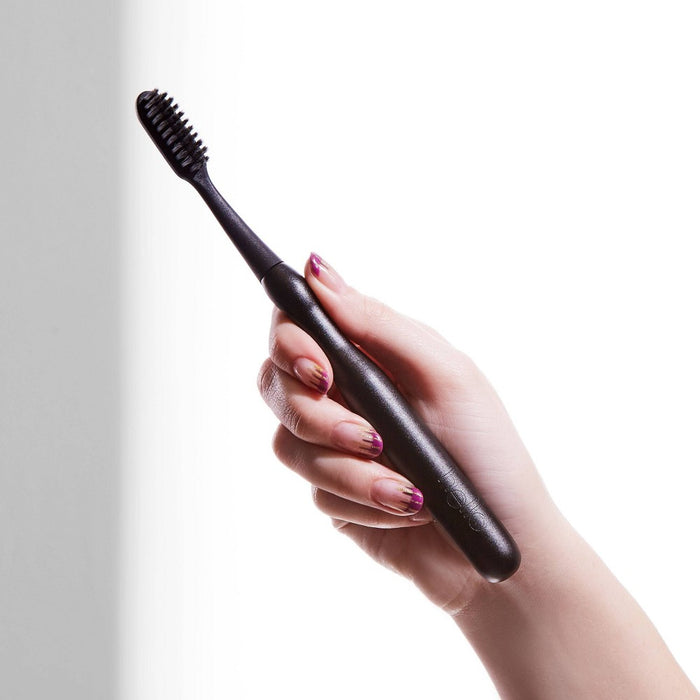 hello Sustainable Manual Toothbrush & Refill - Black