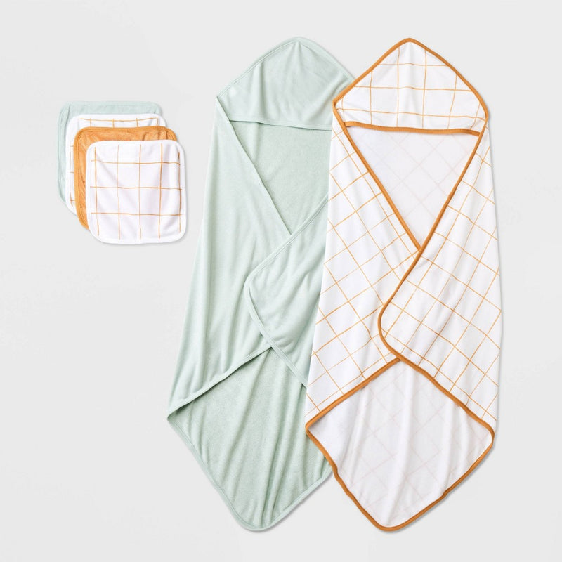 Baby 6pk Cotton Modal Bath Gift Set - Cloud Island