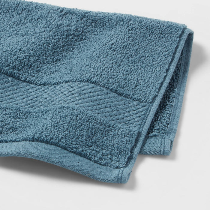 4pc Performance Plus Washcloths Turquoise - Threshold
