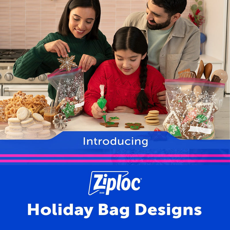 Ziploc Holiday Storage Quart - 24ct