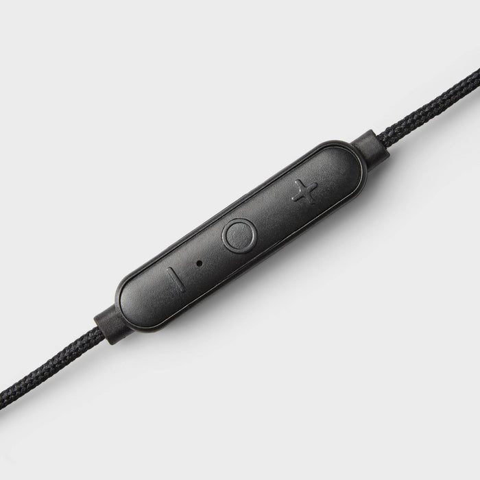 Wired Earbuds with Microphone - heyday Black Stylized