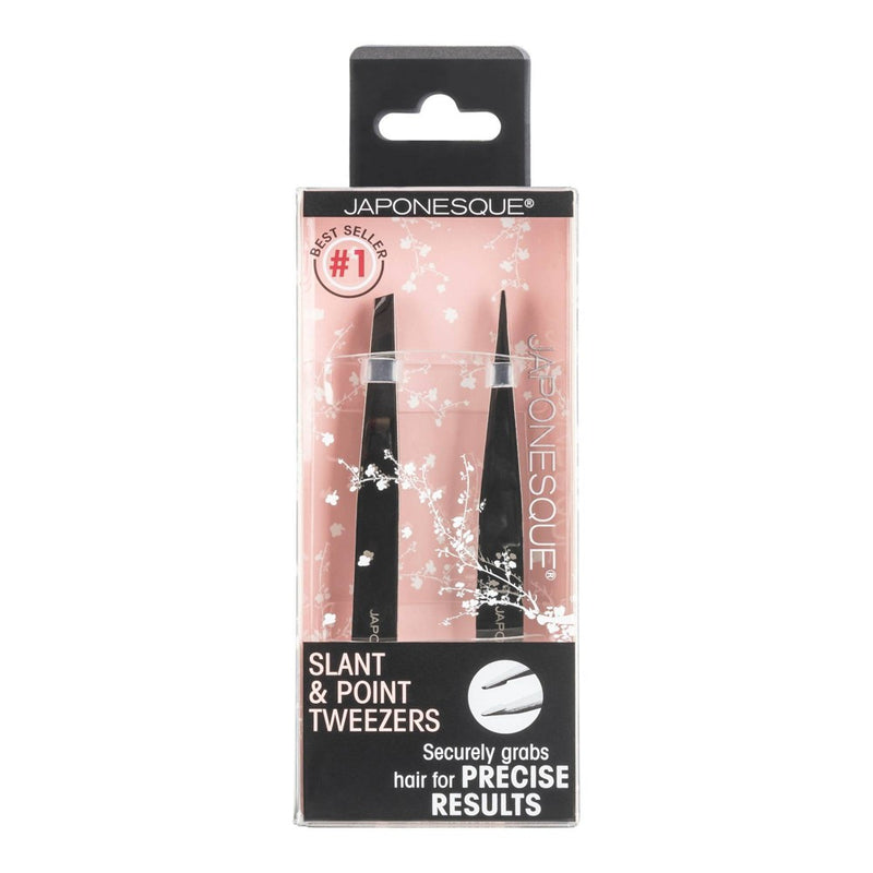 JAPONESQUE Slant & Point Tweezer Duo