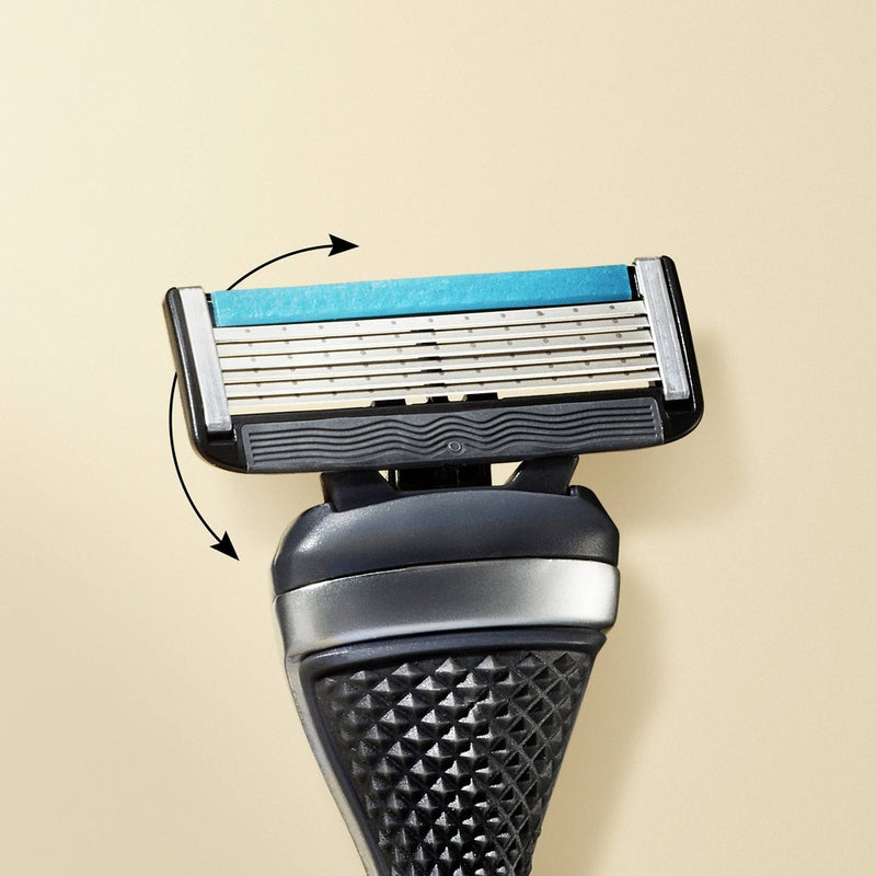 Dollar Shave Club 6-Blade Razor Refill - Compatible with 4 and 6 Blade Handles - 4ct