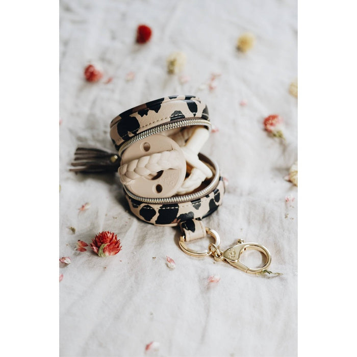 Itzy Ritzy Sweetie Silicone - Soother Pacifier - Buttercream and Toast Braids - 2pk