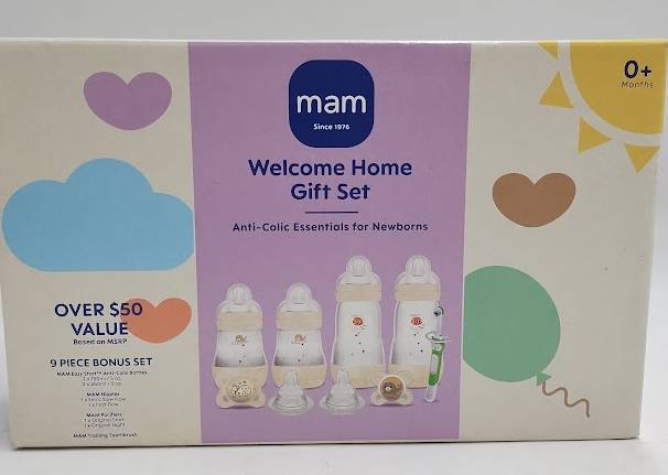 MAM Welcome Home Baby Bottle Gift Set - 9ct