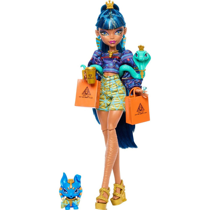 Monster High Faboolous Pets Cleo De Nile Fashion Doll and Two Pets