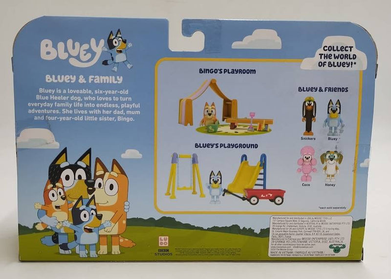 Bluey & Family Figures - 4pk