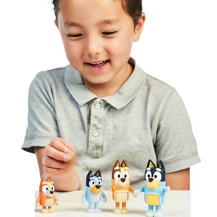 Bluey & Family Figures - 4pk