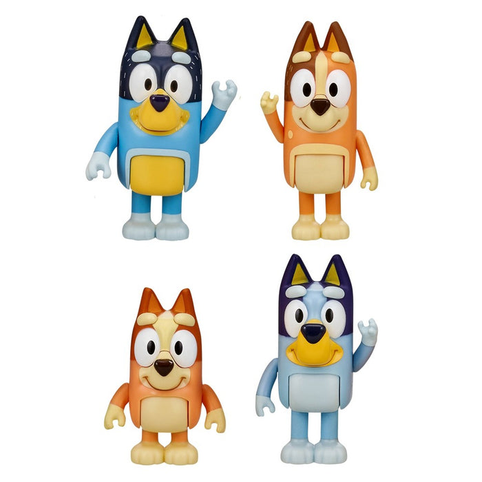 Bluey & Family Figures - 4pk