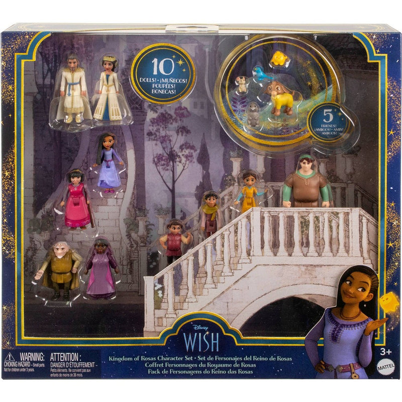 Disney Wish Kingdom of Rosas Character Small Doll Set