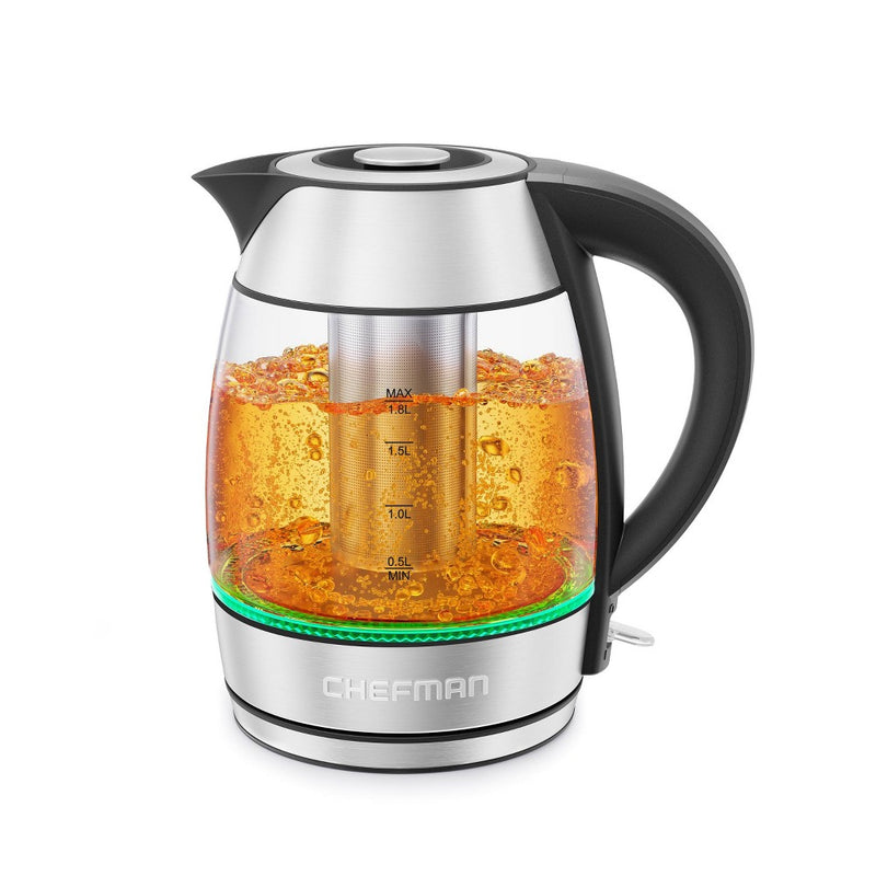 Chefman 1.8L Glass Electric Kettle