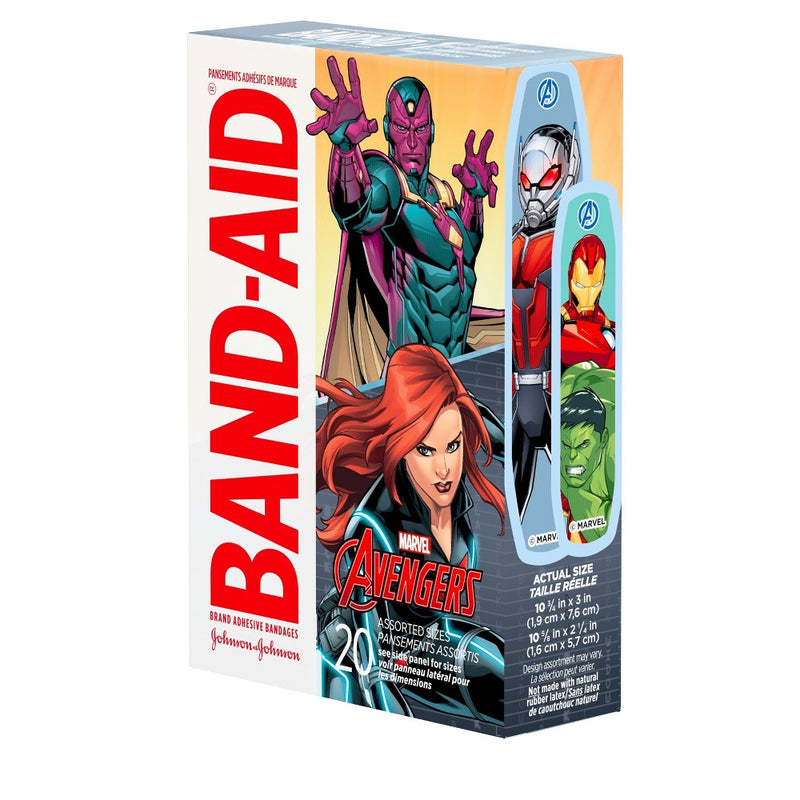 Band-Aid Avengers Adhesive Bandages - 20ct