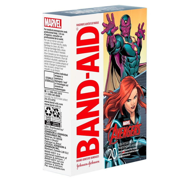 Band-Aid Avengers Adhesive Bandages - 20ct