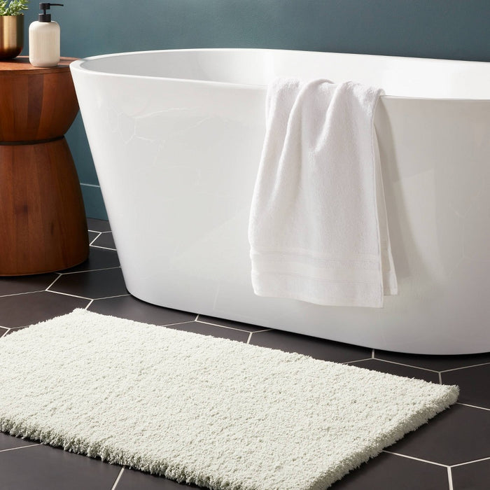 24"x40" Spa Plush Bath Rug Light Mint - Threshold