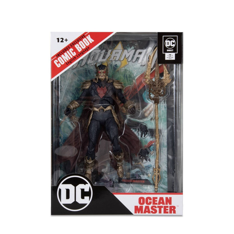 DC Direct Aquaman Ocean Master Page Punchers 7" Action Figure with Comic Book
