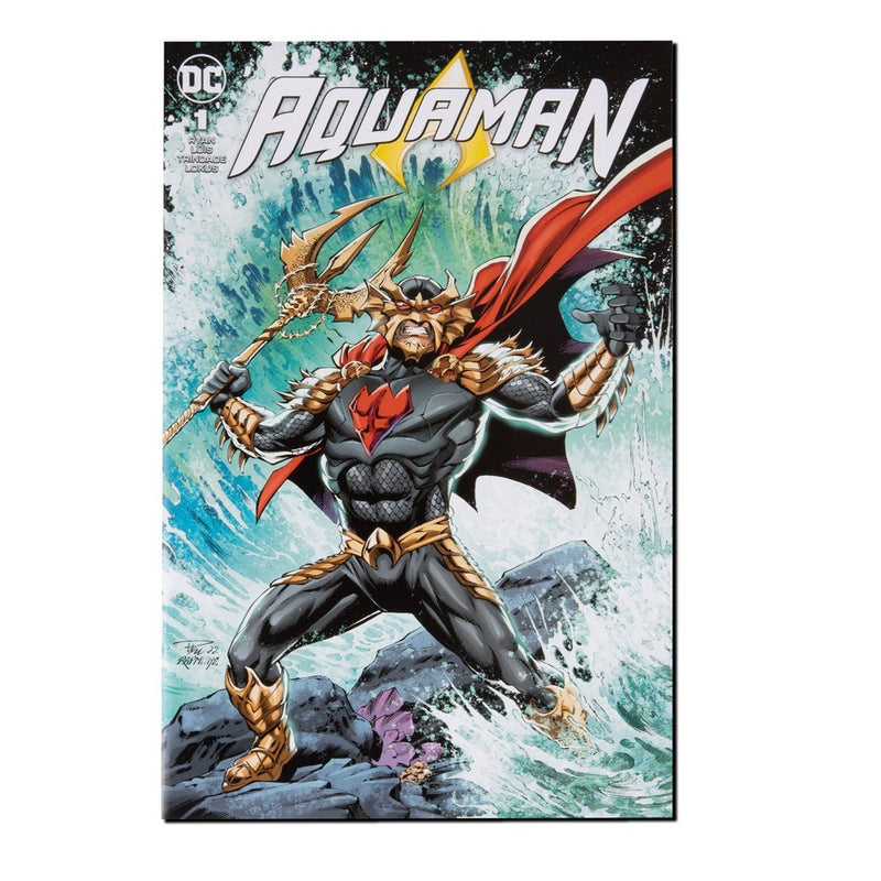 DC Direct Aquaman Ocean Master Page Punchers 7" Action Figure with Comic Book