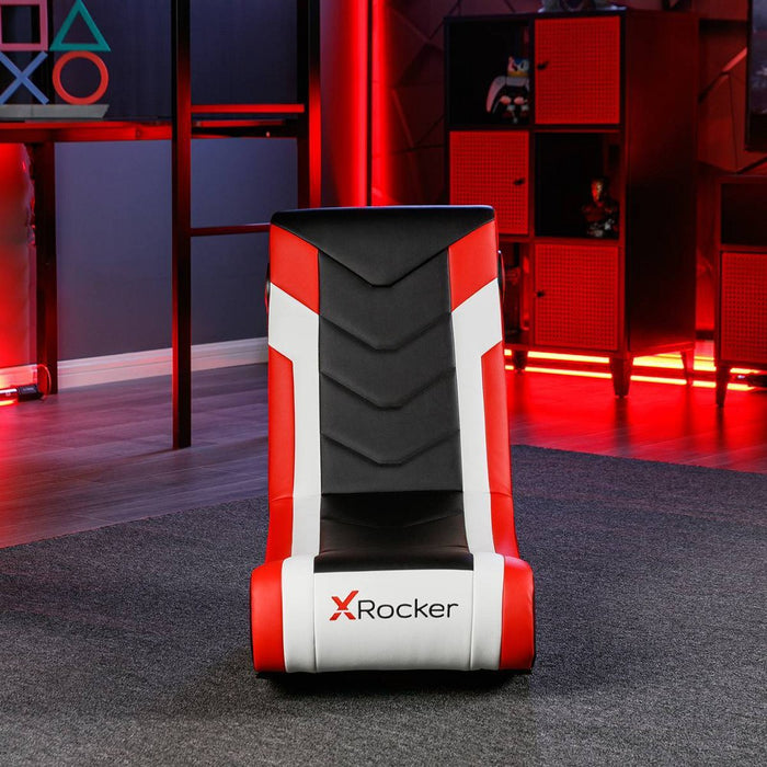 Horizon 2.0 Sound Floor Rocker Gaming Chair Red/Black - X Rocker (LOCAL PICKUP ONLY)