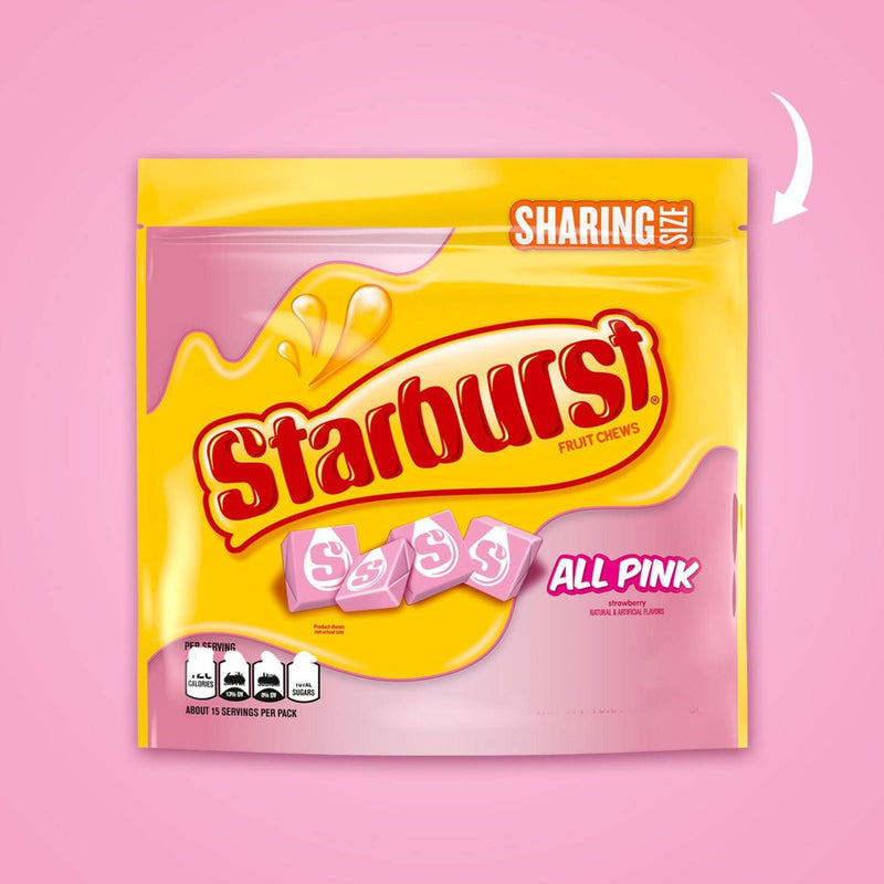 Starburst All Pink Sharing Size Chewy Candy - 15.6oz