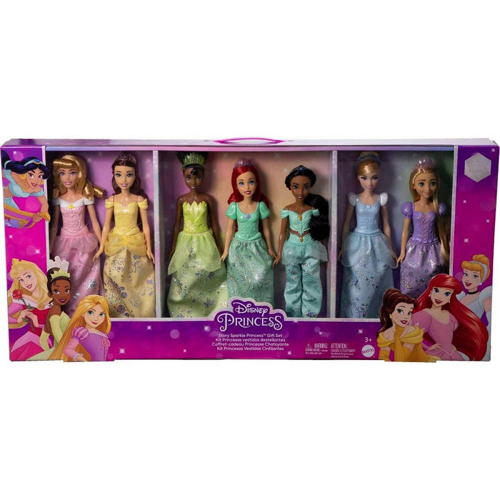 Disney Princess Story Sparkle Princess Doll 7-Pk Gift Set (LOCAL PICKUP ONLY)