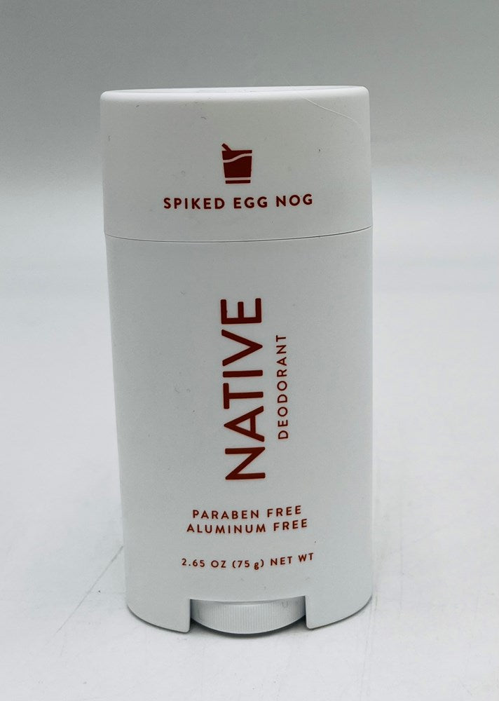 Native Deodorant - Limited Edition Holiday - Spiked Egg Nog - Aluminum Free - 2.65 oz