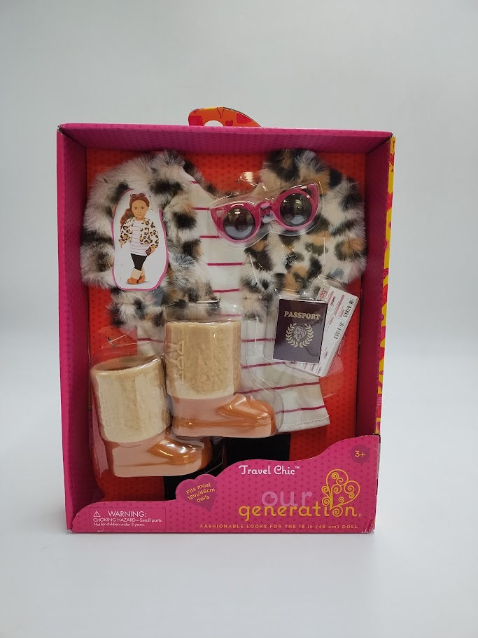 Our Generation Fashion Outfit for 18" Dolls - Travel Chic